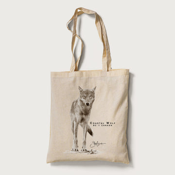 Coastal Wolf Tote Bag